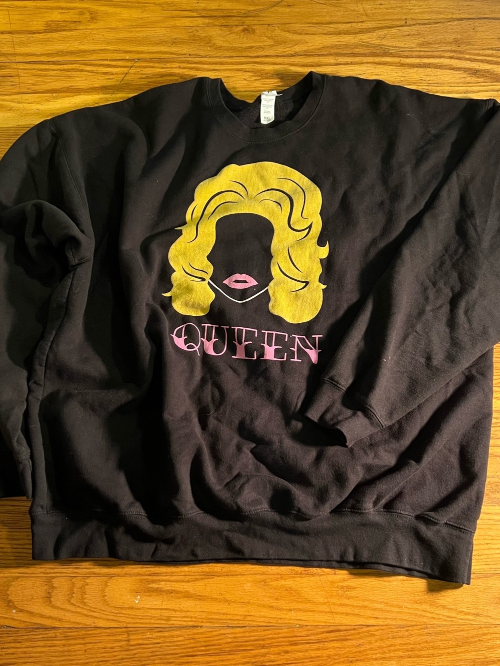 Tultex Black Crewneck Sweatshirt